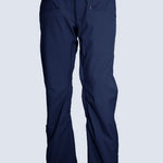 Turbine E2F Shell Pant 2021 - Dark blue snow pants with a black waistband and two zippered pockets on each side.