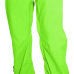 Turbine E2F Shell Pant 2023 - Bright green pants with gray accents on pockets and belt loops.