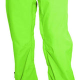 Turbine E2F Shell Pant 2023 - Bright green pants with gray accents on pockets and belt loops.