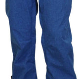 Turbine E2F Shell Pant 2023 - A pair of dark blue snow pants with a subtle pattern and silver hardware on the belt loops.
