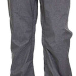 Turbine E2F Shell Pant 2023 - Dark gray pants with a subtle heathered pattern and silver rivets on the back pockets.