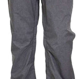 Turbine E2F Shell Pant 2023 - Dark gray pants with a subtle heathered pattern and silver rivets on the back pockets.