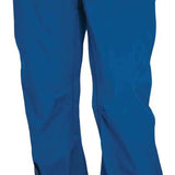 Turbine E2F Shell Pants 2024 - Dark blue pants with a silver snap button on the front waistband.