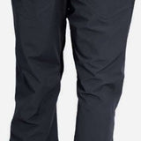 Turbine Ebo Shell Pant 2022 - Black pants with a subtle grid pattern on the upper thigh area.