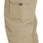 Turbine FDGB Shell Pant 2022 - Beige pants with a zippered pocket on the thigh and a logo patch on the upper leg.