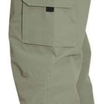 Turbine FDGB Shell Pants 2024 - Khaki pants with a red logo on the upper left pocket.