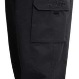 Turbine FDGB Shell Pants 2024 - Black pants with a red logo on the upper left pocket.