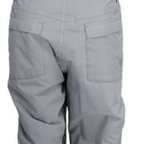 Turbine Girls Drifter Insulated Bib Pants 2024 - Light gray bib pants with black trim and adjustable straps.