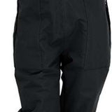 Turbine Girls Insulated Bib 2023 - Black bib overalls with a white logo on the front pocket.