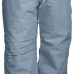 Turbine Girls Juneau Insulated Pants 2024 - Light blue snow pants with a zippered pocket on the right thigh and a black logo patch on the left hip.