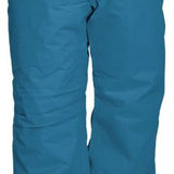 Turbine Girls Juneau Insulated Pants 2024 - Dark blue snow pants with silver zippers on side pockets and belt loops at waistband.