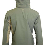 Turbine Jedi Insulated Jacket - A sage green jacket with a hood, featuring a small white logo on the upper back.