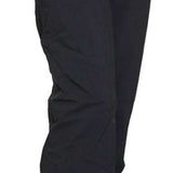 Turbine Women's Aura II Shell Pant 2023 - Black snow pants with a zippered pocket on the right thigh and adjustable Velcro straps at the waist.