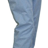 Turbine Women's Aura II Shell Pant 2023 - Light blue shell pant with black trim and two zippered pockets on the back.