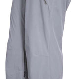 Turbine Women's Siren Insulated Pant - Light gray pants with a zippered pocket on the right thigh and a belt loop at the waist.