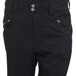 Turbine Mission II Bib Pants 2024 - Black bib pants with adjustable straps and silver buckles.