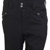 Turbine Mission II Bib Pants 2024 - Black bib pants with adjustable straps and silver buckles.