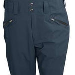 Turbine Mission II Bib Pants 2024 - Dark gray bib pants with adjustable straps and multiple pockets on the front.