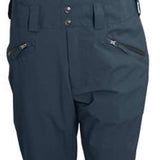 Turbine Mission II Bib Pants 2024 - Dark gray bib pants with adjustable straps and multiple pockets on the front.