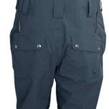 Turbine Mission II Bib Pants 2024 - Dark gray bib pants with black straps and silver buckles.