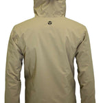 Turbine Planet Insulated Jacket 2023 - A tan-colored jacket with a hood, featuring a small black logo on the upper back.