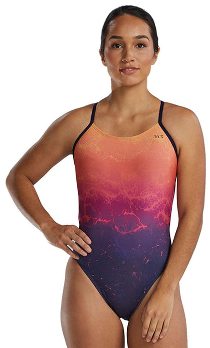 TYR Women's Cutoutfit Infrared Swimsuit