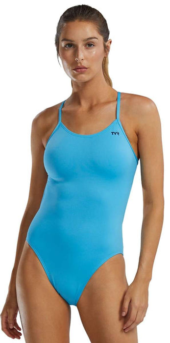 TYR Women's Solid Cutoutfit Swimsuit