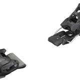 Tyrolia Attack 14 Ski Bindings 2024 - Black bindings with silver hardware and a clear plastic window on top.