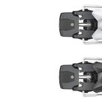 Tyrolia Attack 14 Ski Bindings 2024 - Black bindings with silver hardware and white lettering on top plate.