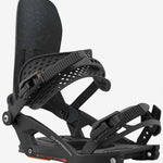 Union Charger Pro Splitboard Binding 2024 - Black splitboard binding with silver screws and black straps.