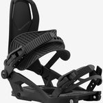 Union Charger Splitboard Binding 2024 - Black splitboard binding with a sleek, modern design and silver hardware accents.