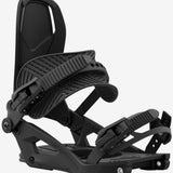 Union Charger Splitboard Binding 2024 - Black splitboard binding with a sleek, modern design and silver hardware accents.