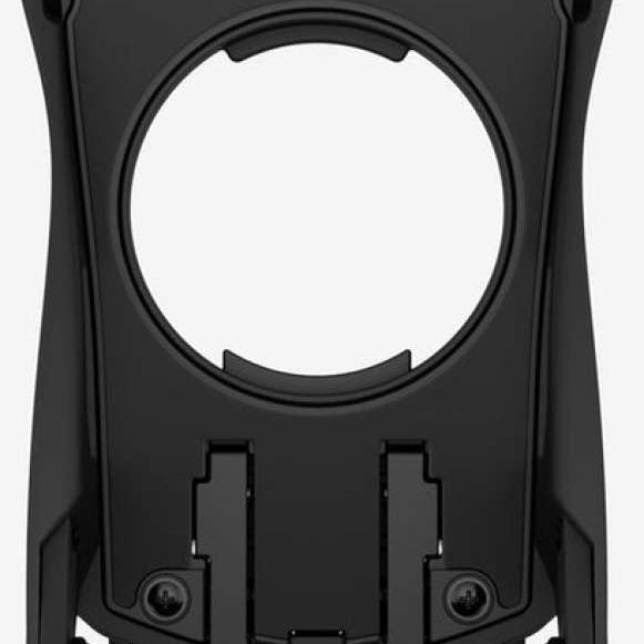 Union Charger Splitboard Binding - 2024 model with a sleek black frame and silver hardware, featuring a prominent "U" logo on top.