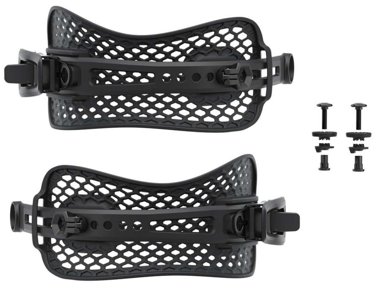 Union Exoframe 4.0 Ankle Strap - Black ankle strap with silver buckles and a black plastic frame.