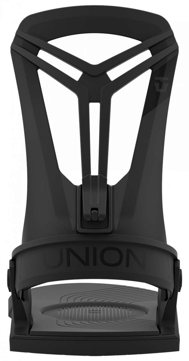 Union Flite Pro Snowboard Binding 2024 - Black snowboard bindings with a sleek, modern design and silver buckles.