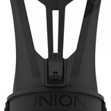 Union Flite Pro Snowboard Binding 2024 - Black snowboard bindings with a sleek, modern design and silver buckles.