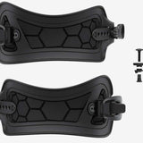 Union Forma Elite Ankle Strap Kit 2023-2024 - Black straps with silver buckles and a black plastic piece on each strap.