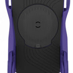 Union Junior Cadet Snowboard Binding 2024 - A black snowboard binding with a circular logo on top and two straps attached to it.