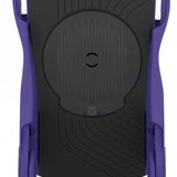 Union Junior Cadet Snowboard Binding 2024 - A black snowboard binding with a circular logo on top and two straps attached to it.