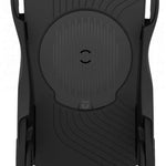 Union Junior Cadet Snowboard Binding 2024 - A black snowboard binding with a sleek, modern design and silver buckles.