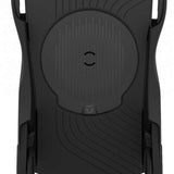 Union Junior Cadet Snowboard Binding 2024 - A black snowboard binding with a sleek, modern design and silver buckles.