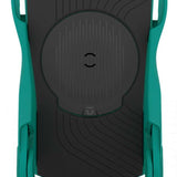 Union Junior Cadet Snowboard Binding 2024 - A black snowboard binding with a white logo on top of the strap and a silver buckle.