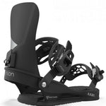 Union Women's Juliet Snowboard Binding - Black snowboard binding with a sleek, modern design and silver hardware.