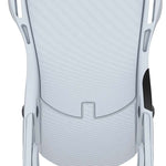 Union Women's Trilogy Snowboard Bindings 2023 - White bindings with black straps and buckles.
