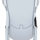 Union Women's Trilogy Snowboard Bindings 2023 - White bindings with black straps and buckles.