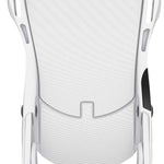 Union Women's Trilogy Snowboard Bindings 2023 - A white snowboard binding with a black strap and silver screws.