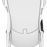 Union Women's Trilogy Snowboard Bindings 2023 - A white snowboard binding with a black strap and silver screws.