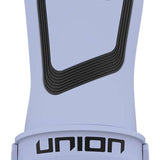 Union Women's Ultra Snowboard Binding 2024 - A white snowboard binding with a black logo on top and a gray base plate.