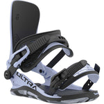 Union Women's Ultra Snowboard Binding - 2024 model binding with black straps and buckles on a white background.