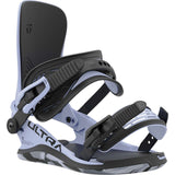 Union Women's Ultra Snowboard Binding - 2024 model binding with black straps and buckles on a white background.